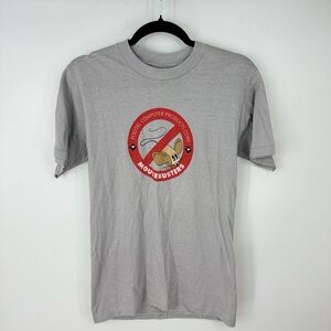 Polytel Computer Products Vintage 80s Single Stitch Mousebusters Grey T Shirt